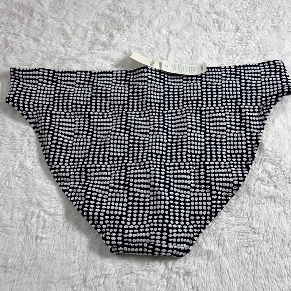 Aerie Women's Black White Polka Dot High Waisted Bikini Bottom XL Swimwear New - Picture 6 of 11